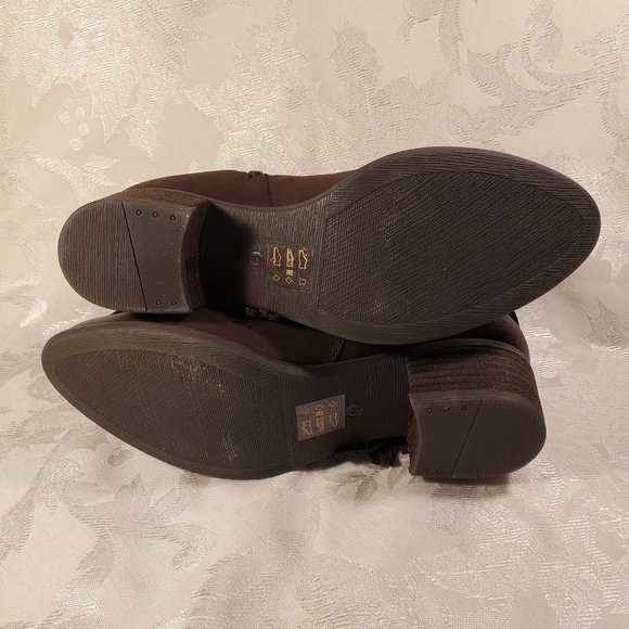 Steve Madden Casidyy Brown Ankle Booties Size 9 - Picture 3 of 4